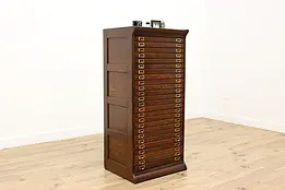 Arts & Crafts Antique 25 Drawer File or Collector Cabinet #51070