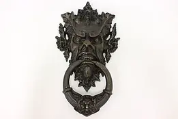 Gothic Design Vintage Bronze Gargoyle Door Knocker #50944