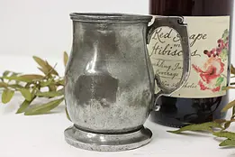 Farmhouse Antique Pewter Beer Mug or Tankard #50375