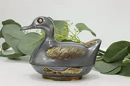 Farmhouse Vintage Chinese Duck Spice or Jewelry Container #49431