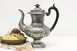 English Antique Pewter Tea Kettle Coffee Pot, Dixon #50367