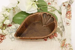 Farmhouse Antique Copper Heart Shaped Dessert Mold #50093