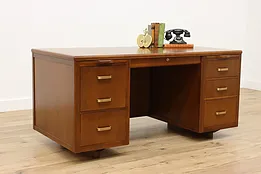 Midcentury Modern Vintage Office or Library Desk, Leopold #51715