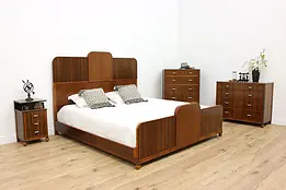 Art Deco Low Dresser and Tall Dresser, Sligh #50968