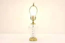 Irish Traditional Vintage Cut Crystal Boudoir Lamp Waterford #48973