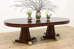 Empire Antique Mahogany 11' Dining Conference Table Tobey #51775