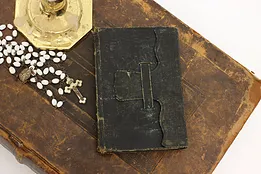 Leatherbound Antique 1848 Traveling Pocket Bible #52099