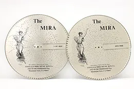 Christmas Pair of Stella or Mira 15.5" Music Box Discs #52191