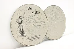 Pair of Antique Empress & Mira 15.5" Music Box Discs, Danube #52210