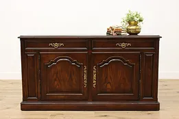 Country French Vintage Buffet, Sideboard or Console Henredon #52195