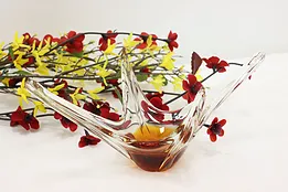 Murano Vintage Blown Glass Centerpiece Bowl or Sculpture #49319