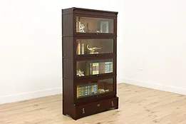 Arts & Crafts Antique 4 Stack Lawyer Bookcase Viking #52273