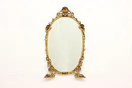 Renaissance Design Antique Hand Carved Gold European Mirror #52348