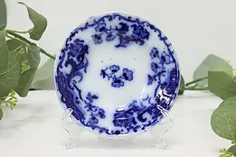 English Antique Flow Blue Porcelain 5" Bread & Butter Plate #49667