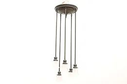 Craftsman 5 Shade Vintage Ceiling Light Fixture #52410