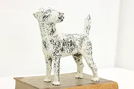 Farmhouse Antique Iron Jack Russell Terrier Dog Door Stop #51839