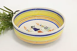 French Brittany Vintage Quimper Hand Painted Soup Bowl #51400