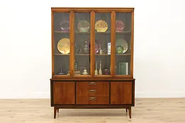 Midcentury Modern Vintage China Display or Bookcase Garrison #51863