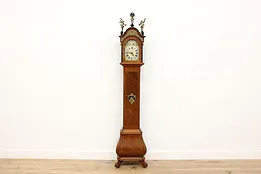 Dutch Mahogany Grandmother Tall Clock, Angels, Warmink #49900