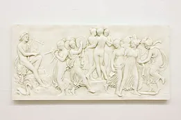 Dance of the Muses Sculpture Vintage Panel Thorvaldsen 61" #52812