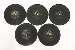 Set of 5 Antique 7" 78 RPM Records, Victor #48939