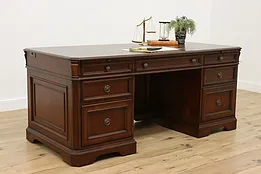 Traditional Vintage Cherry Executive Office Desk, Hooker #51243