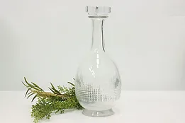 Traditional Cut Glass Vintage Wine or Liquor Bar Decanter #51119