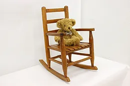 Farmhouse Antique Elm & Birch Child Rocking Chair #52660