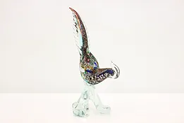 Murano Art Glass Vintage Pheasant Bird Italian Sculpture #52742