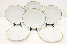 Set of 6 Italian 10.5" Dinner Plates, San Remo Ginori #52548