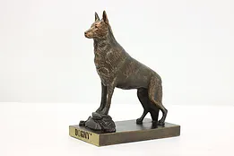 German Shepherd Vintage Dog AKC Sculpture, DOGNY #53286