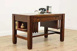 Arts & Crafts Mission Oak Craftsman Cadillac Office Desk #53192