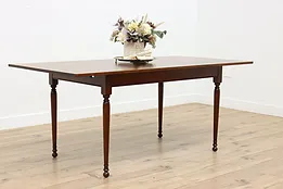 Farmhouse Vintage Cherry Dining Table, 2 Leaves, Antiquity #53128