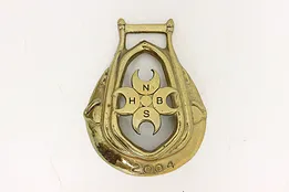 Horse Vintage Brass Harness Medallion, National 2004 #52876