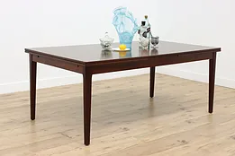 Skovby Vintage Midcentury Modern Rosewood Dining Table 10.5' #53352