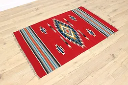 Chimayo Design Vintage Woven Wool Southwest Blanket #53028