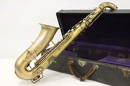 Buescher Antique Brass Alto Saxophone & Case #53399