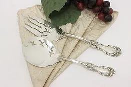 Burgundy Sterling Silver Serving Set, Salad, Reed & Barton #53037