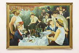 Luncheon of the Boating Party Painting after Renoir 78" #53327