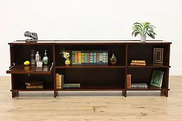 Midcentury Modern Vintage Bookcase, TV Console or Bar, Reens #53551