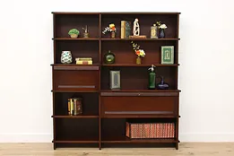 Midcentury Modern Vintage Wall Unit Bookcase or Bar, Reens #53539