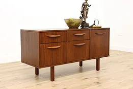 Midcentury Modern Vintage Danish Credenza TV Console Bar #48030