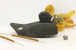 Farmhouse Antique Painted & Carved Duck Decoy Sculpture #51859