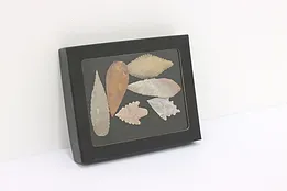 Set of 6 Antique Indigenous Stone Points & Arrowheads #44774