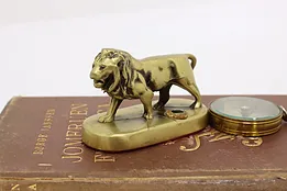 Lions International Vintage Brass Plated Lion Sculpture