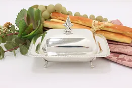 Silverplate Covered Butter or Nut Dish #52647