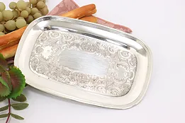 Silverplate Key or Drinks Tray or Platter, Primrose #49649