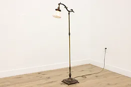 Victorian Antique Floor Reading or Bridge Lamp, Rembrandt #53197