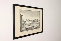 Palazzo Corsini Florence Antique 1700s Engraving, Zocchi 38" #53875