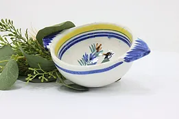 French Vintage Hand Painted Porringer Soup Bowl, Quimper #51370